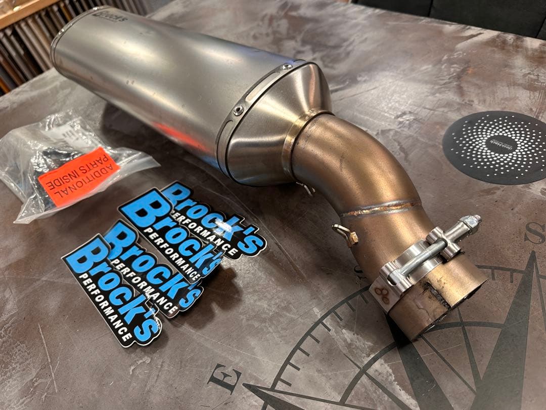 Brock's ステンレスマフラー ninjaH2SXSEカワサキ用 ポン付け