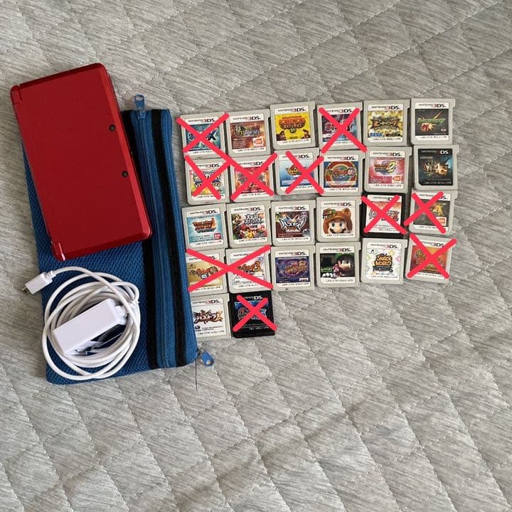 任天堂3DSとソフト+ケース