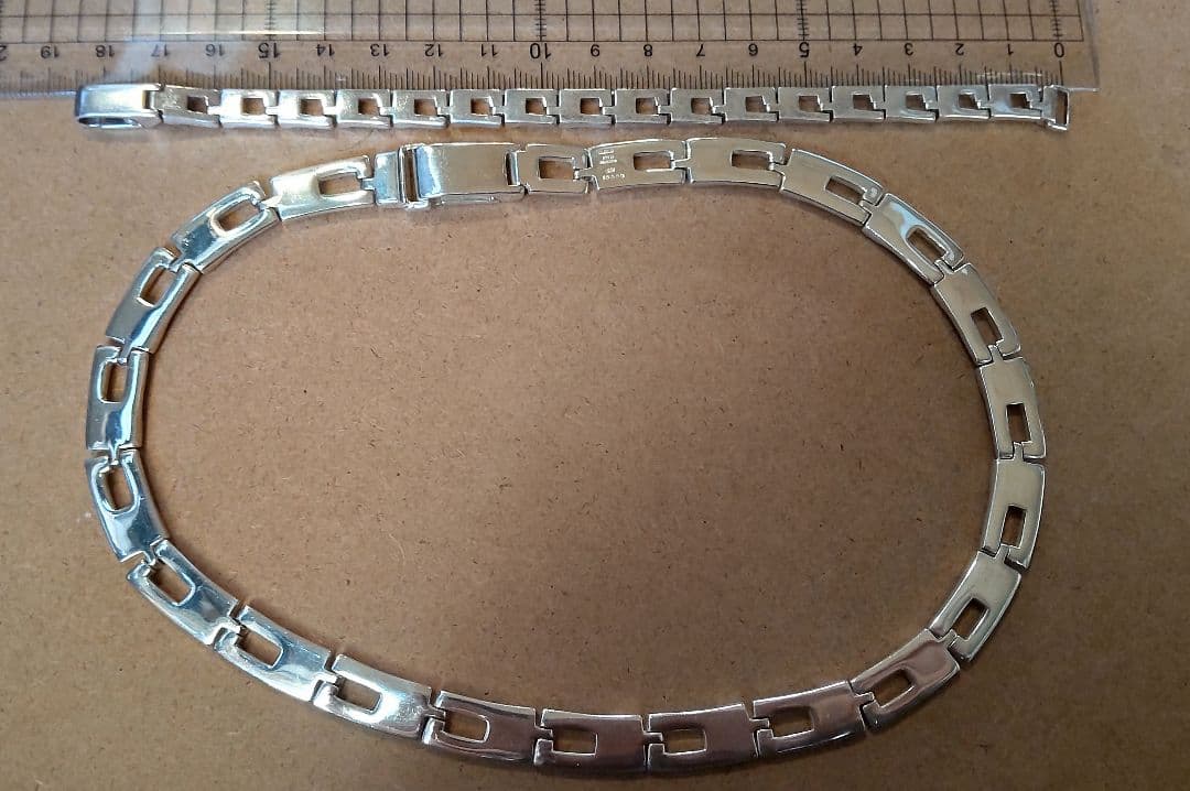 【廃盤】GUCCI グッチGロゴ ネックレス＆ブレスレット おそろいセット