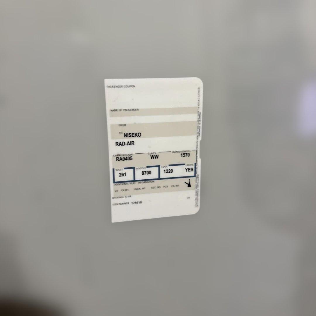 RAD-AIR 157cmスノーボード