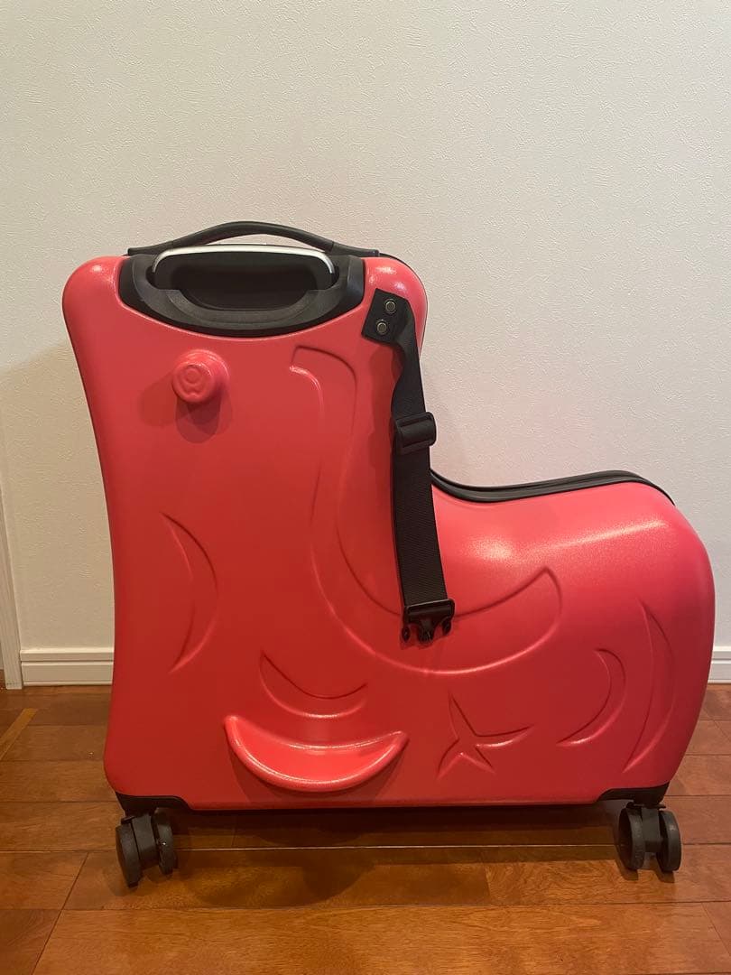 NORICCO ノリッコ 子どもが乗れる キャリーケースM 　ピンク