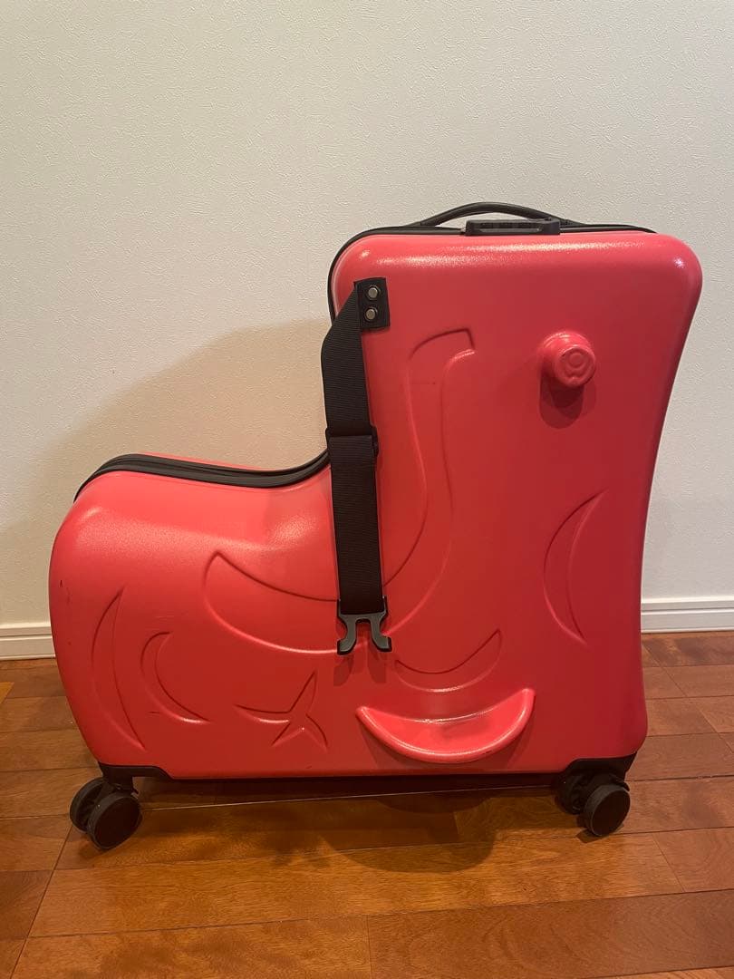 NORICCO ノリッコ 子どもが乗れる キャリーケースM 　ピンク