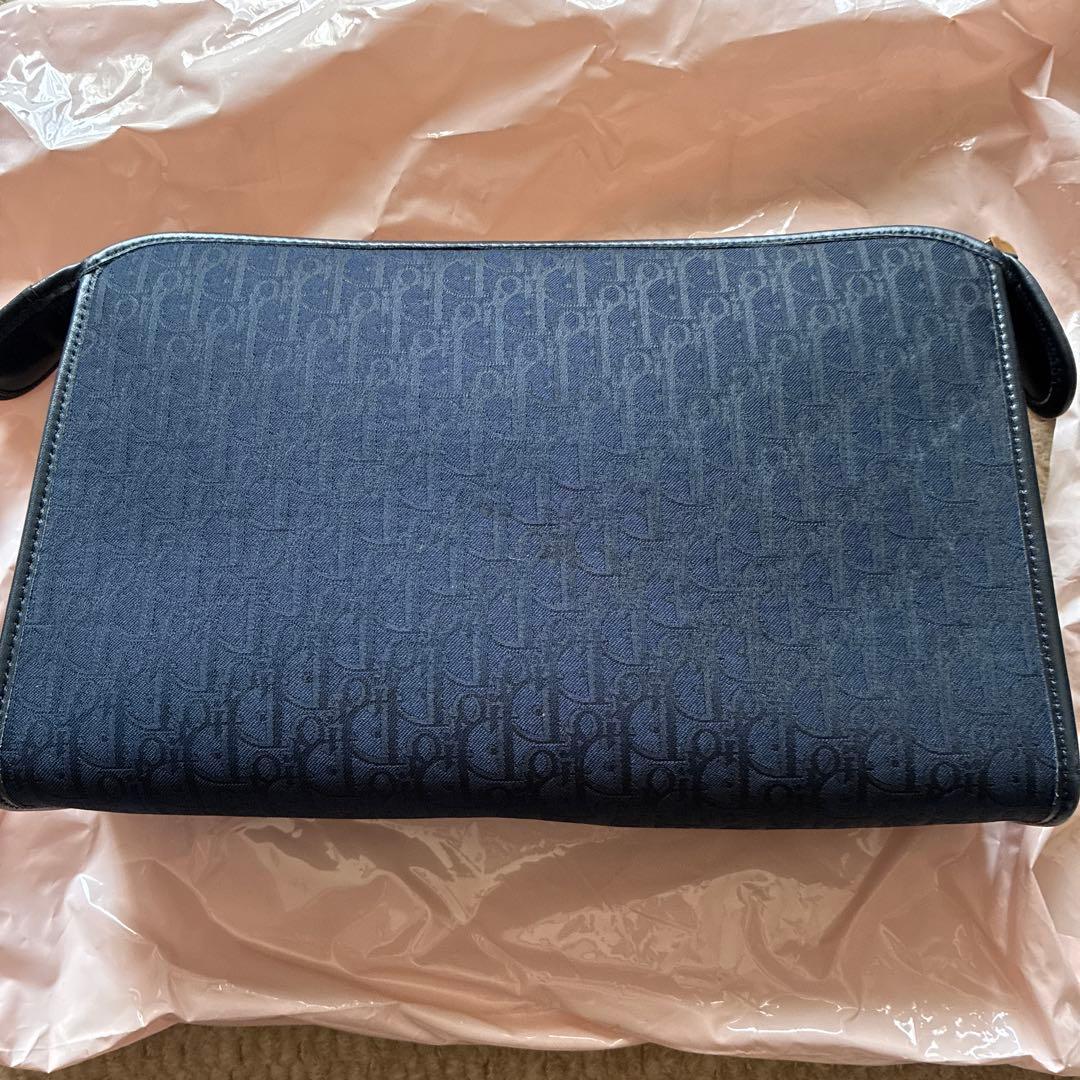 Christian Dior ネイビー クラッチバッグ