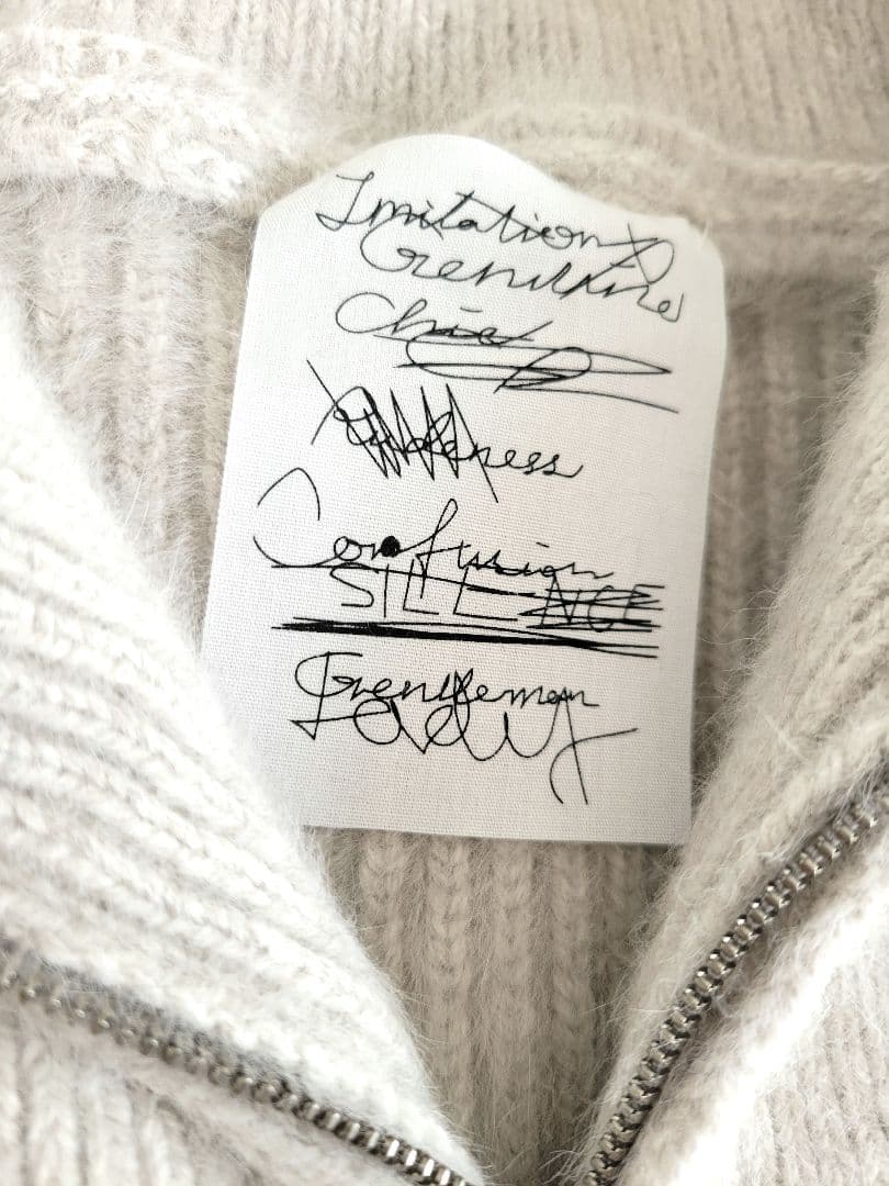 chocolat_m様【新品未使用】カオスブルーフォックススキッパーニットベスト