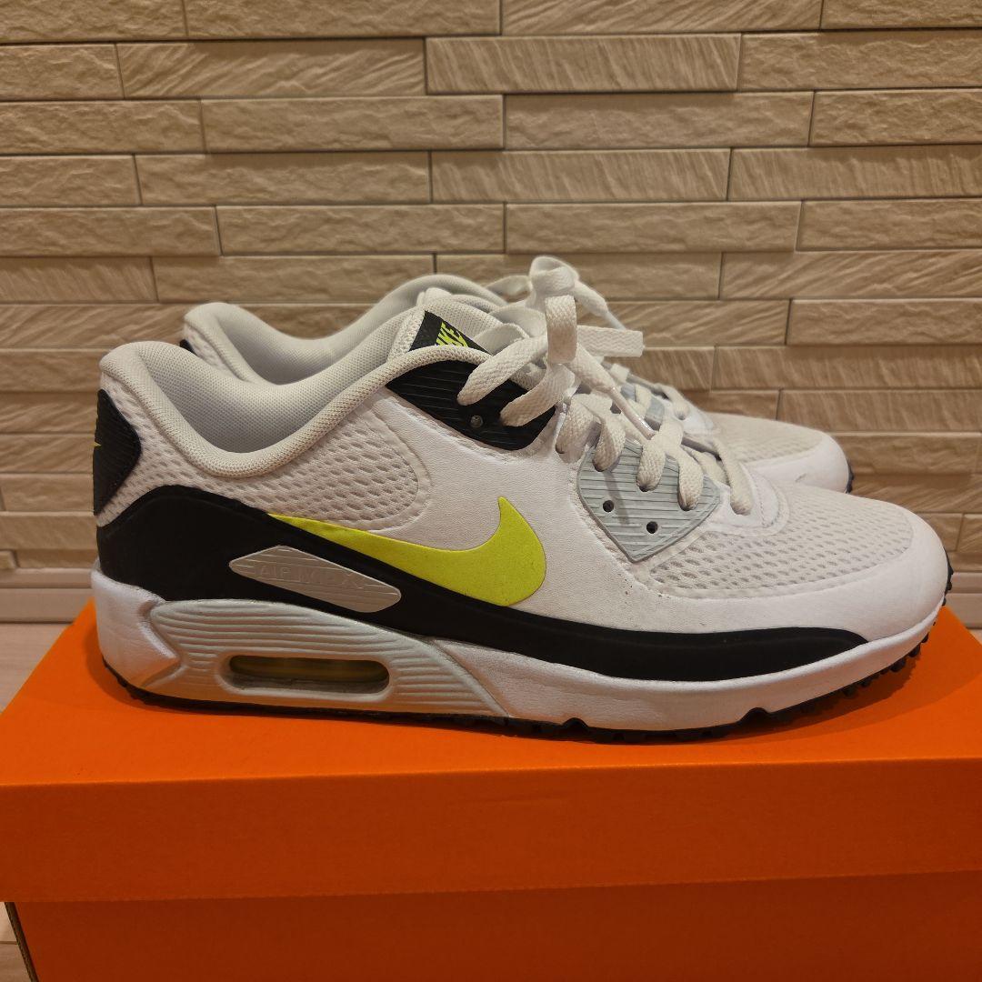【即決】Nike Air Max 90 ホワイト/ブラック/イエロー28cm
