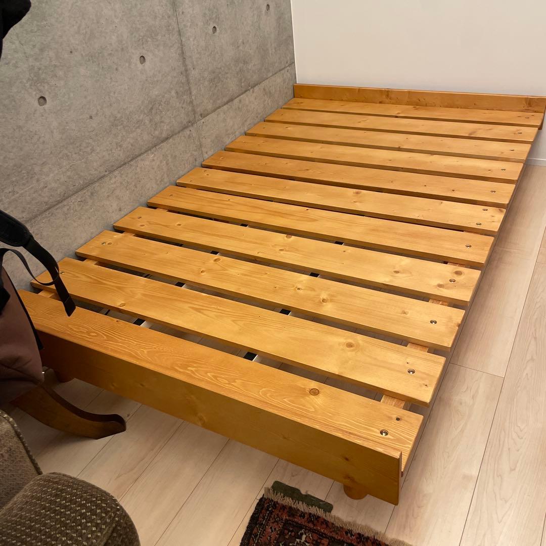 Marvin すのこベッド　ベッドフレーム　セミダブル　木製