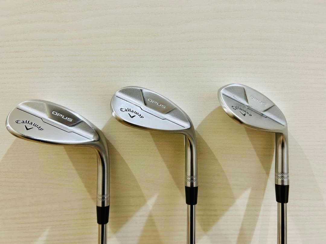 【美品】キャロウェイOPUSクロムウェッジ48°52°58° DGS200