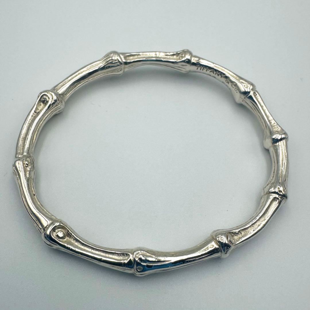 【TIFFANY&Co】　鏡面仕上げ　廃盤　バンブー バングル ヴィンテージ