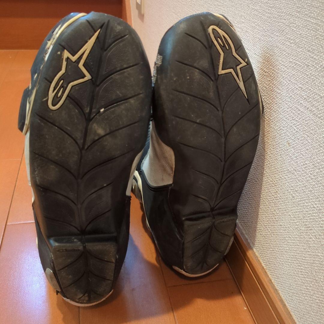 Alpinestars SMX-PLUS バイクブーツ ホワイト/ブラック