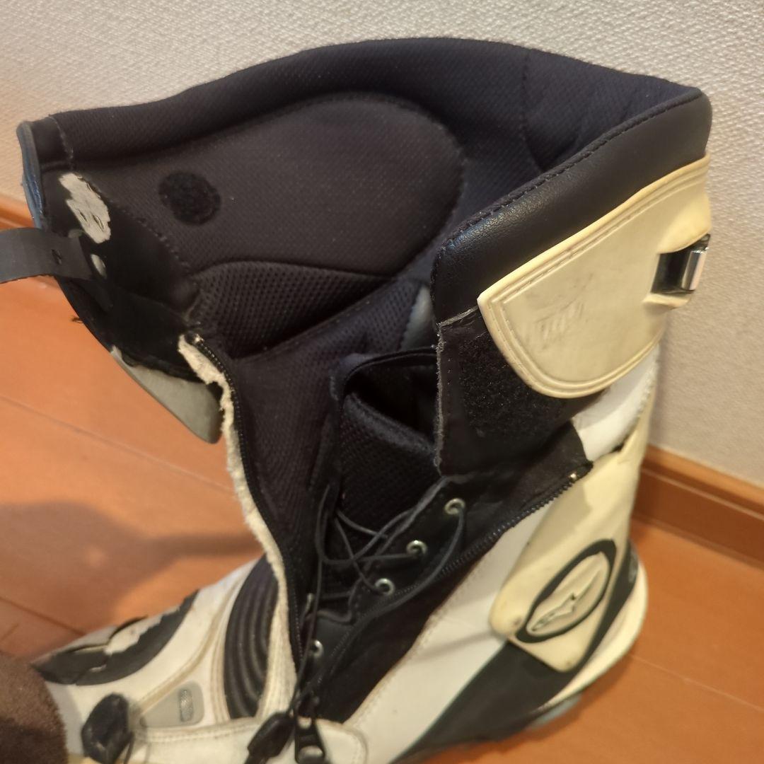 Alpinestars SMX-PLUS バイクブーツ ホワイト/ブラック
