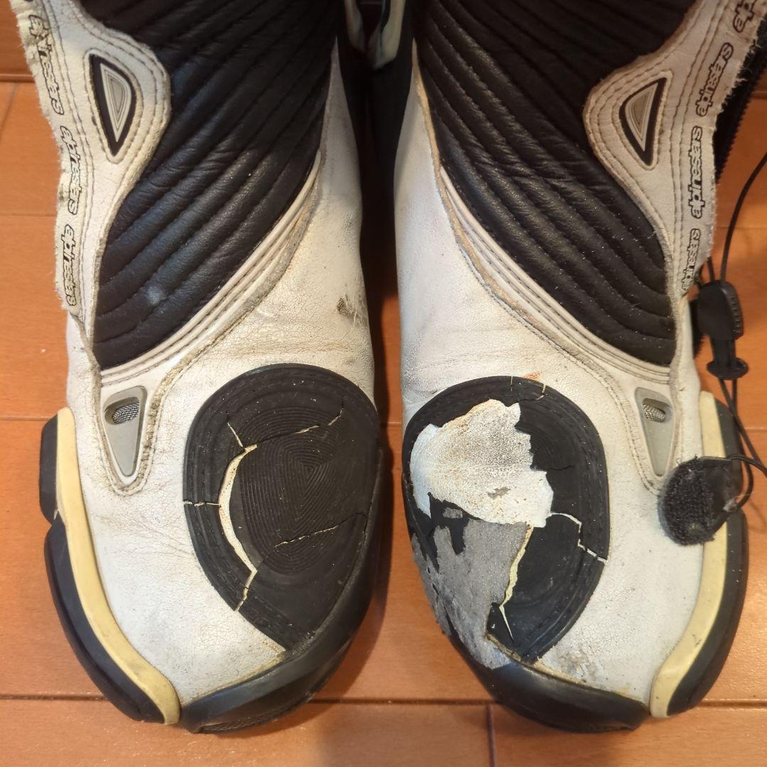 Alpinestars SMX-PLUS バイクブーツ ホワイト/ブラック