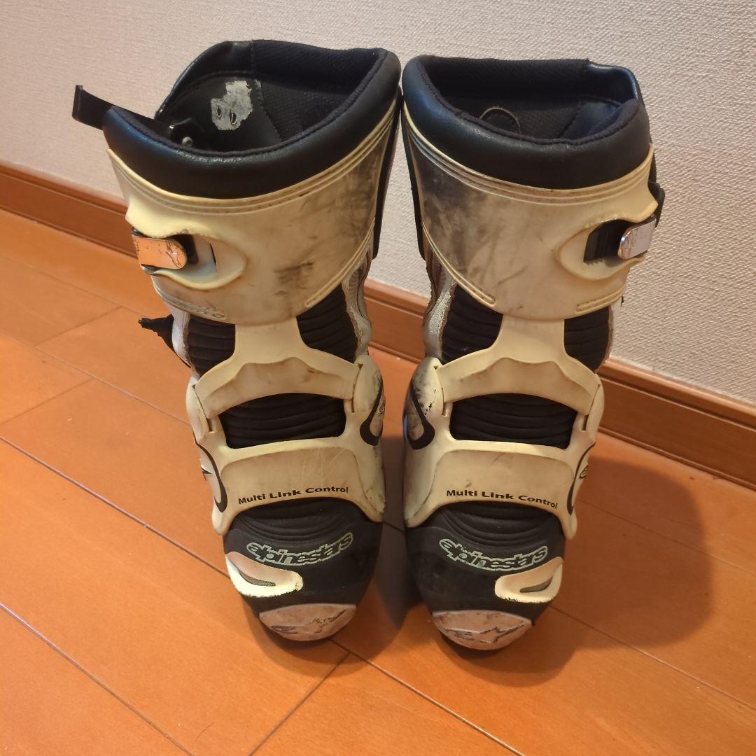 Alpinestars SMX-PLUS バイクブーツ ホワイト/ブラック