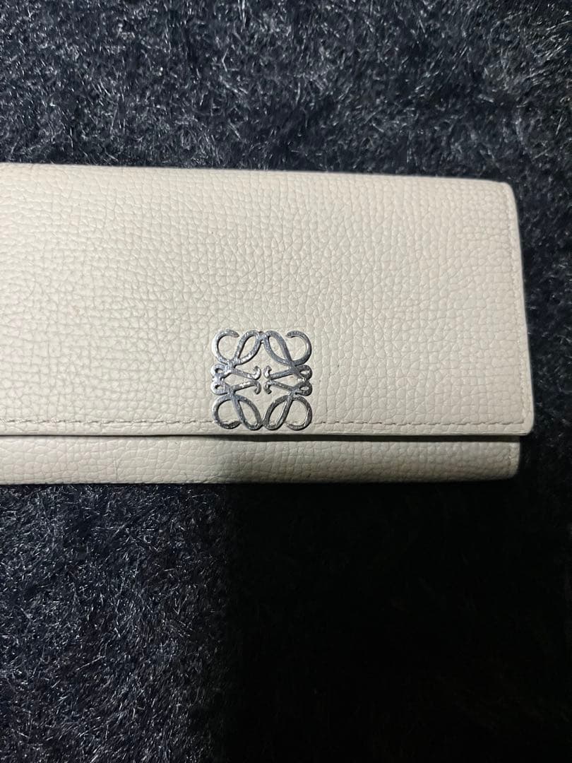 LOEWE キーケース アナグラム ベージュ