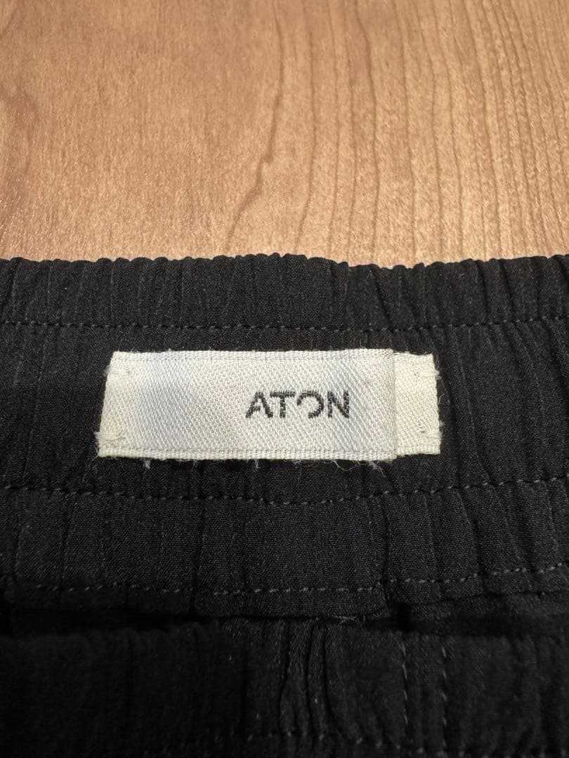 【ATON】WOOLY NYLON ハーフパンツ