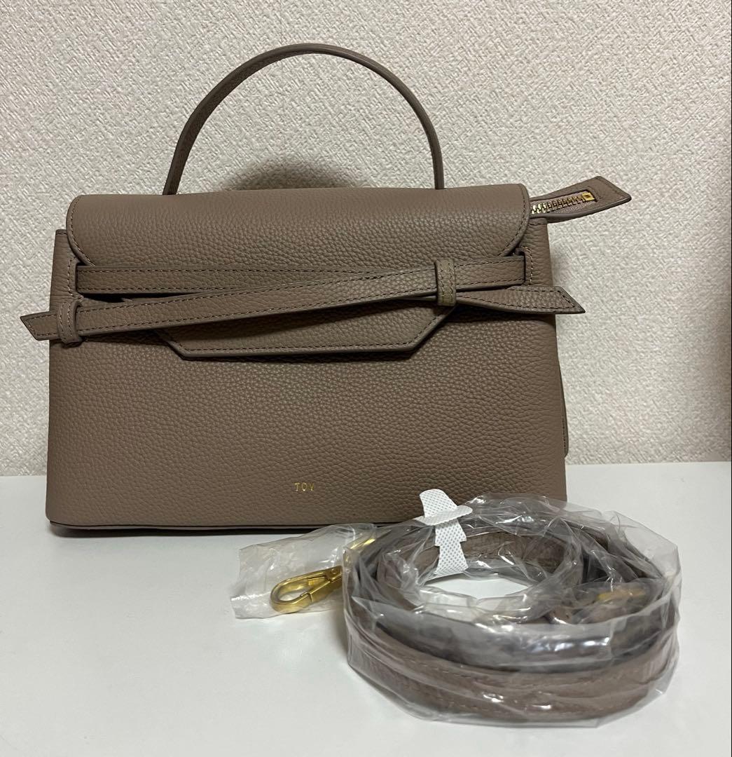 TOV ショルダーバッグMIMI M グレージュ