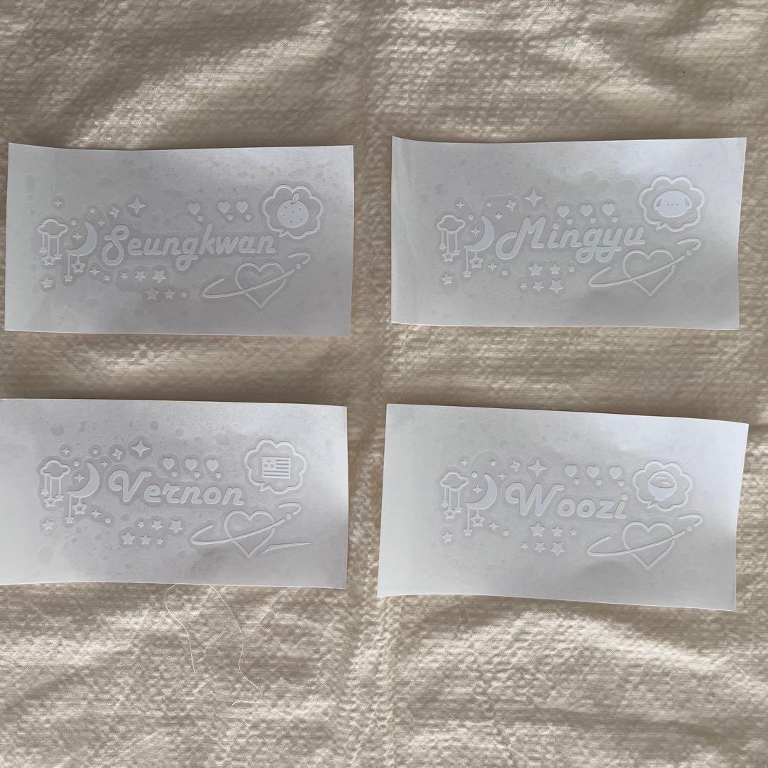 セブチ　seventeen ペンライト  ステッカー　オーダー