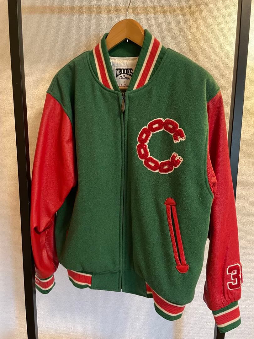 【ぶりざえ】CROOKS & CASTLES スタジャン