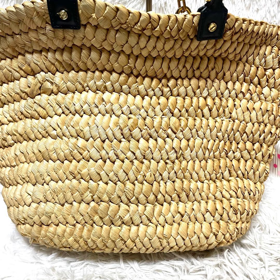 【未使用級】トリーバーチ かごバッグ チェーン ビッグロゴ ダブルT