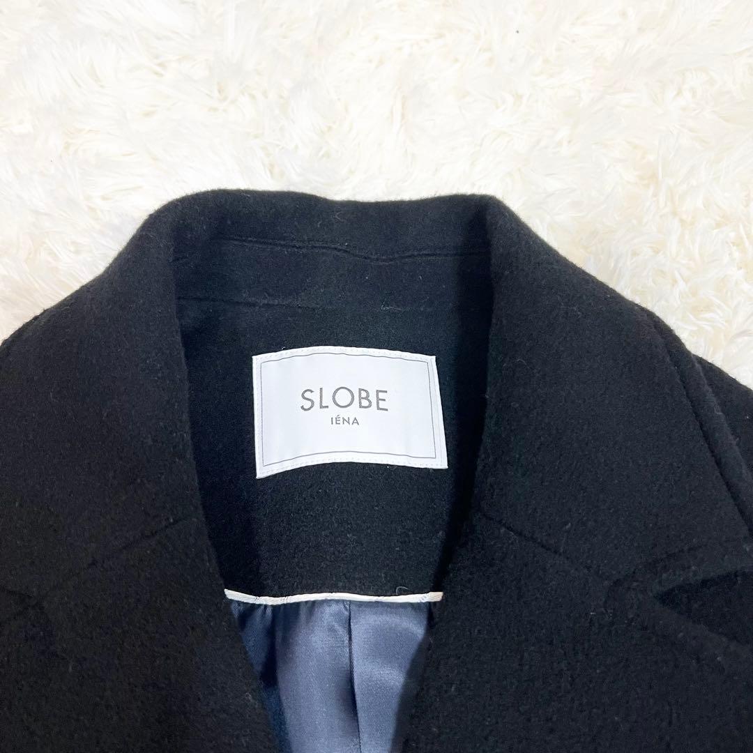 美品✨スローブ イエナ ECO WOOL ダブルブレストコート ブラック 36