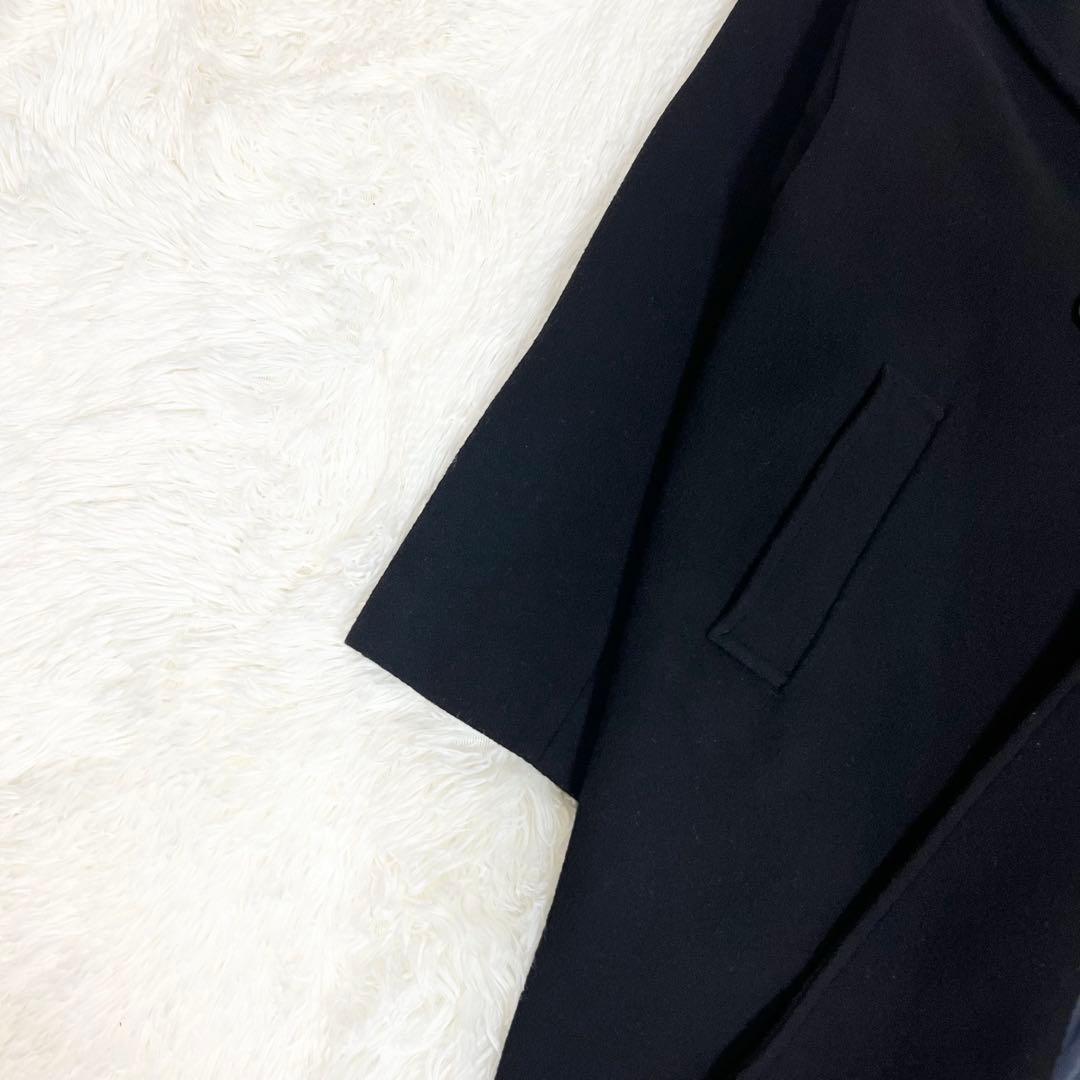 美品✨スローブ イエナ ECO WOOL ダブルブレストコート ブラック 36