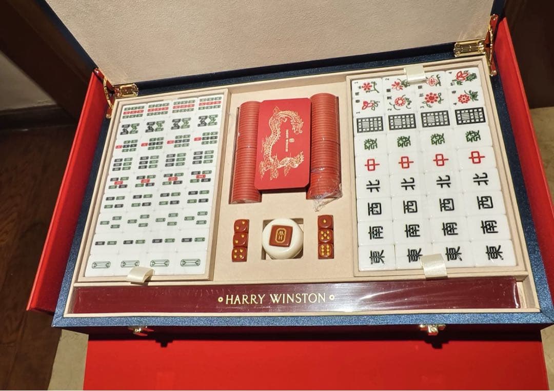 HARRY WINSTON 麻雀セット ドラゴンデザイン