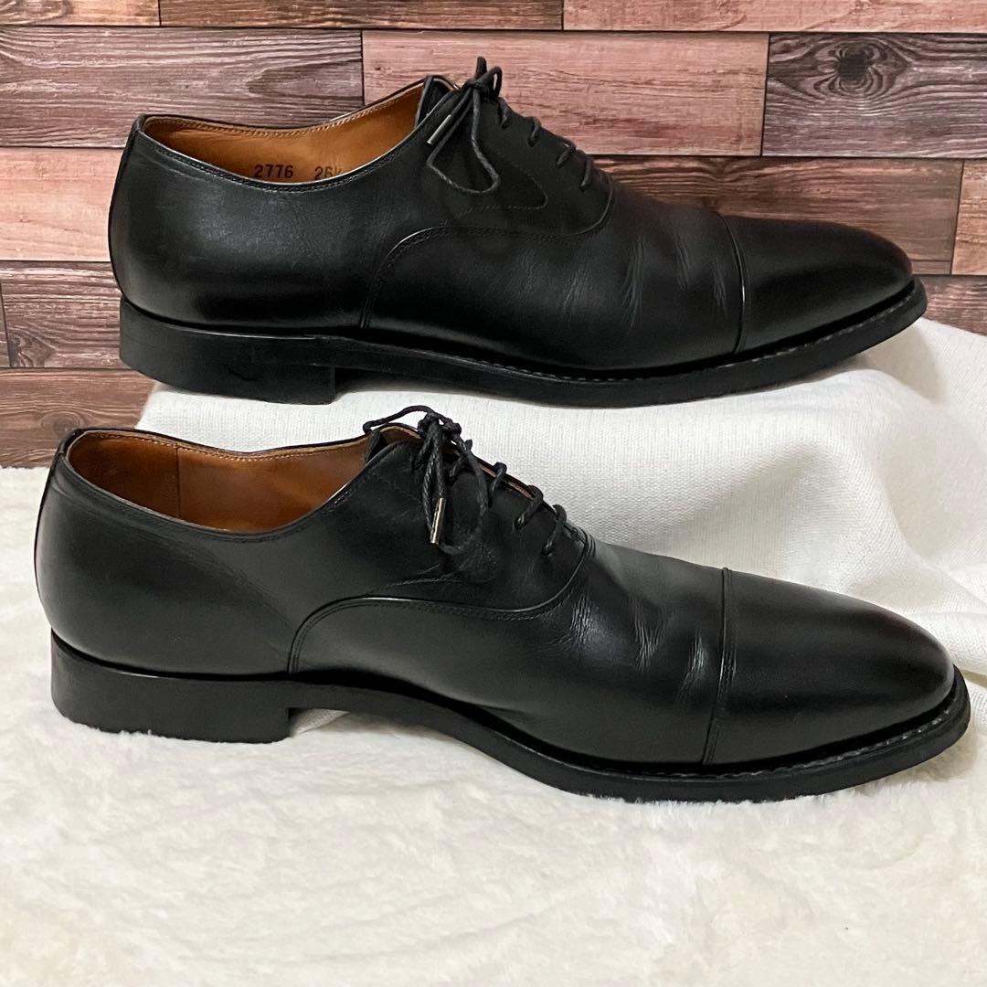 SCOTCH GRAIN ビジネス シューズ 革靴 26.5 黒 ストレート