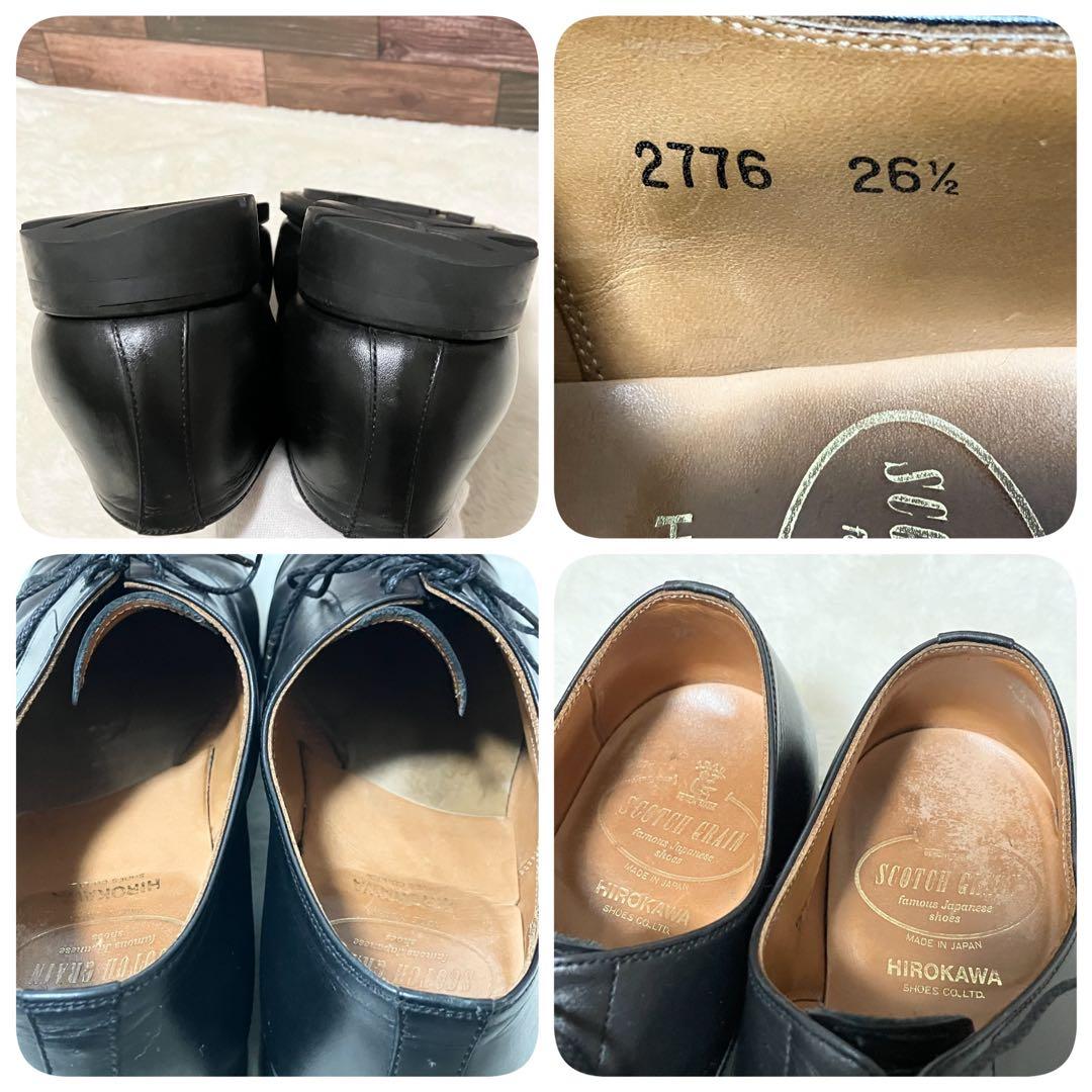 SCOTCH GRAIN ビジネス シューズ 革靴 26.5 黒 ストレート