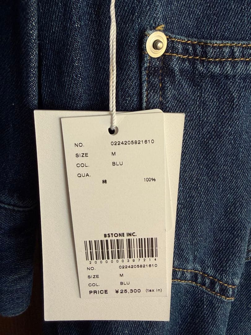 ワンピース AMERI ADORABLE BACK RIBBON DENIM DRESS M