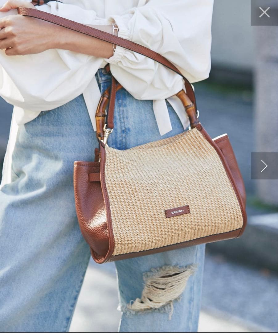 【LORISTELLA(ロリステッラ)】バンブートート. リヴドロワ