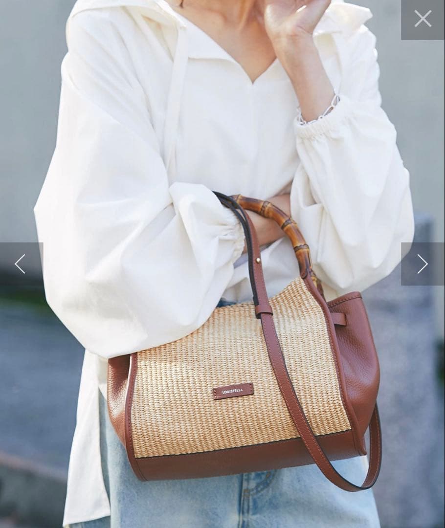 【LORISTELLA(ロリステッラ)】バンブートート. リヴドロワ