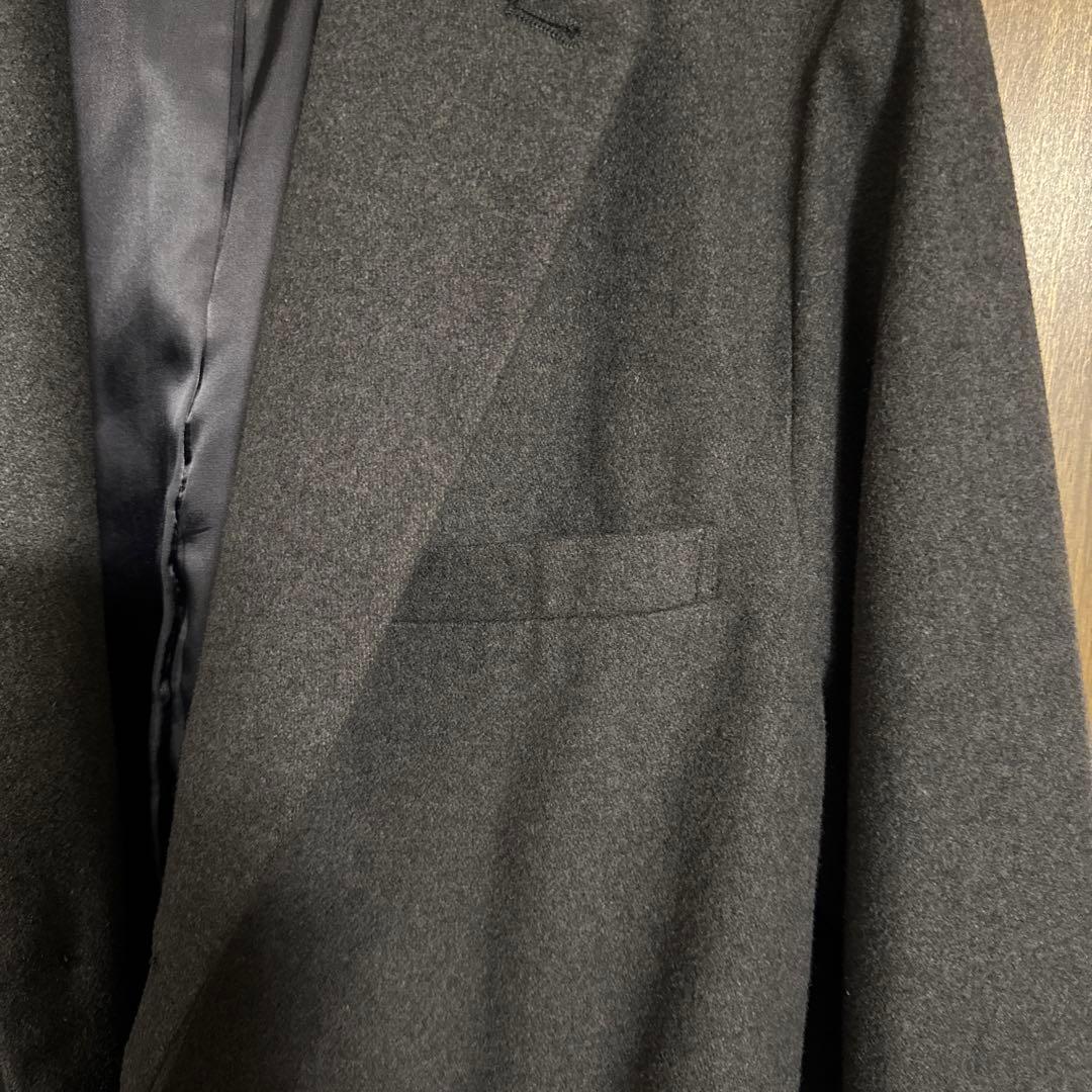 mizuiro ind ミズイロインド チェスターコート ロングコート グレー