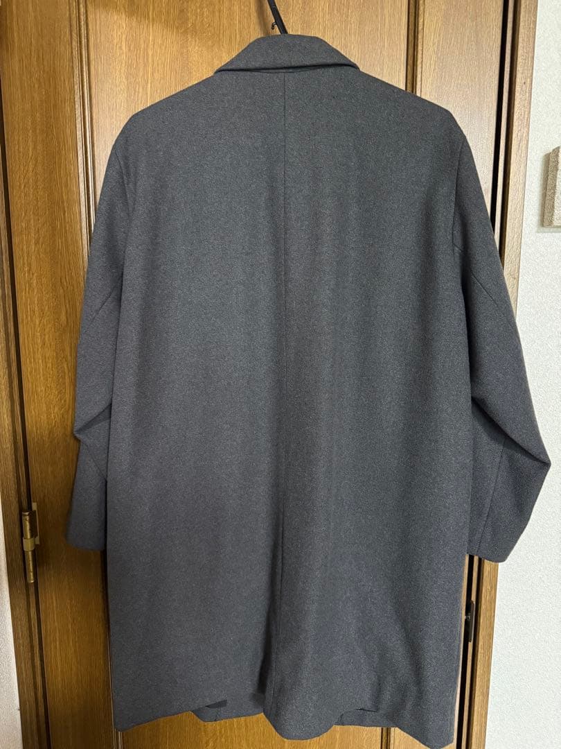 mizuiro ind ミズイロインド チェスターコート ロングコート グレー