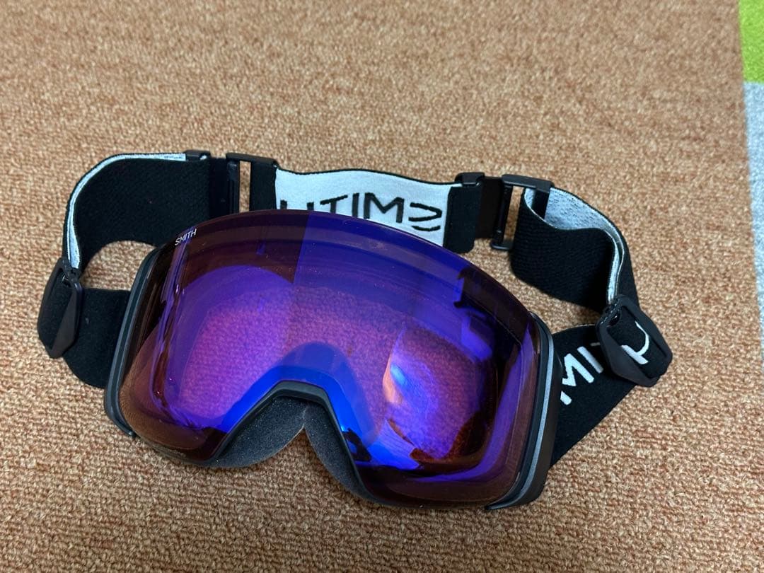 【さらに値下げ！】SMITH 4D MAGゴーグル レンズ3枚 ケース延長ベルト