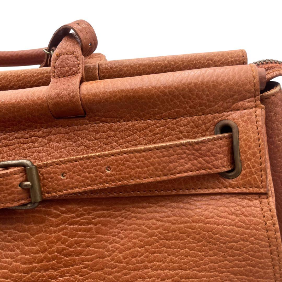 【廃盤】ポロラルフローレン ボストンバッグ ヴィンテージ シボ革 ホース刻印