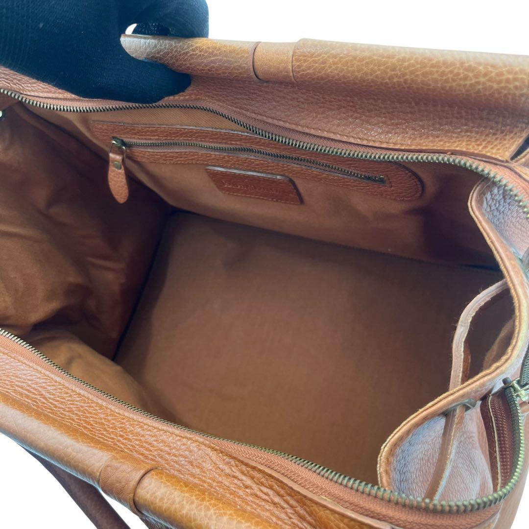 【廃盤】ポロラルフローレン ボストンバッグ ヴィンテージ シボ革 ホース刻印