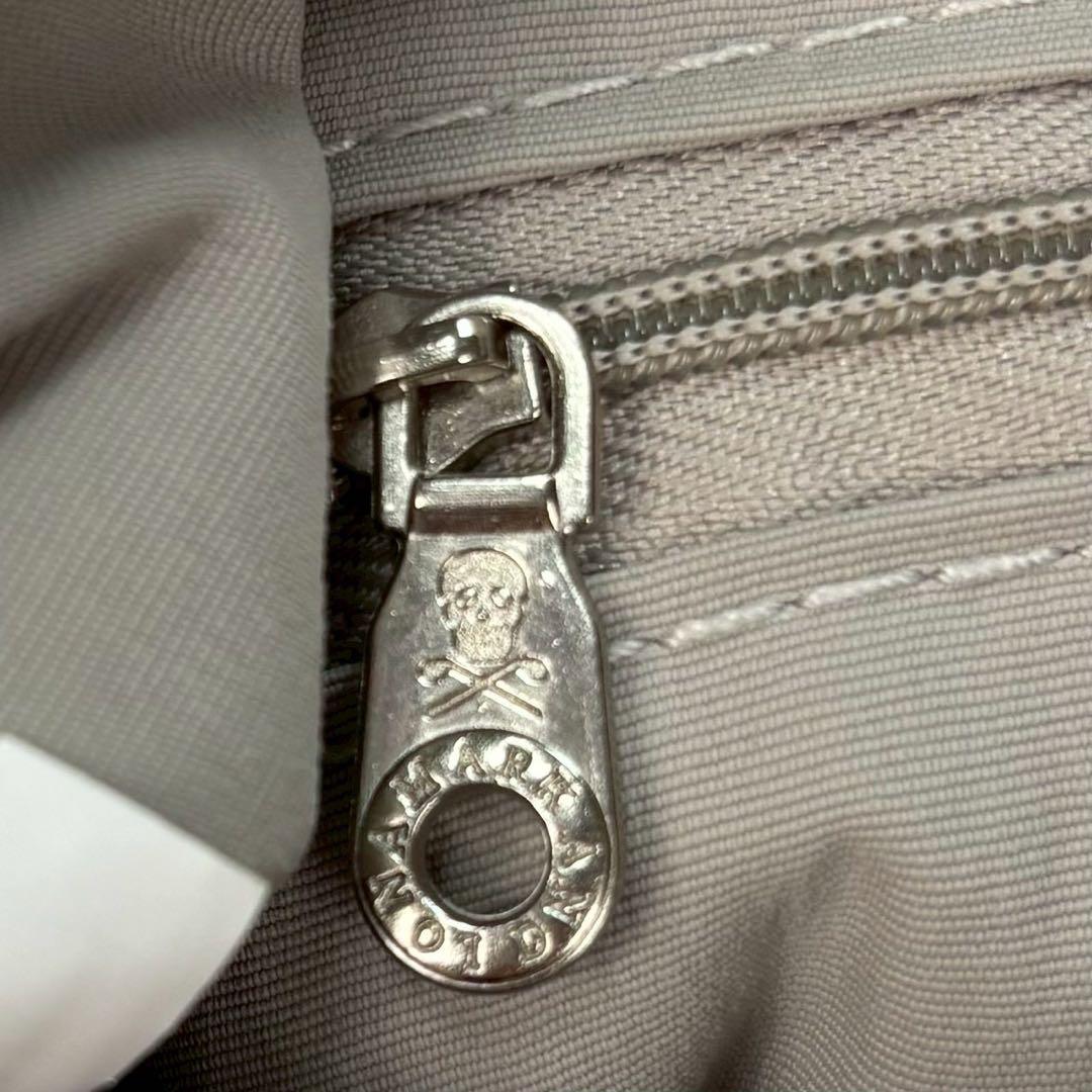 MARK&LONA カートバッグ カモフラ メタルプレート ミニボストン