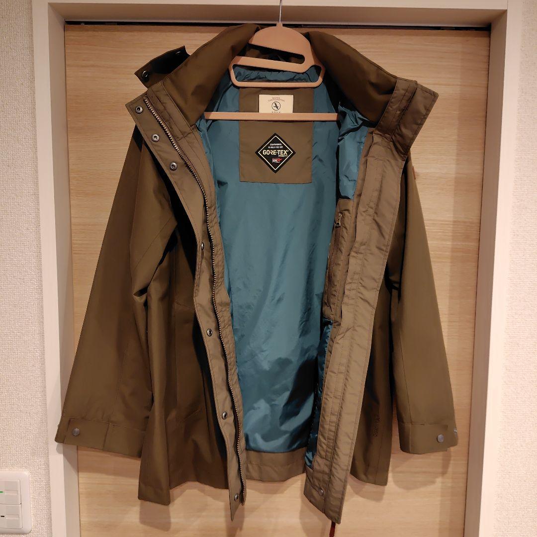 【美品】AIGLE GORE-TEX レディース　ジャケット　カーキ　38