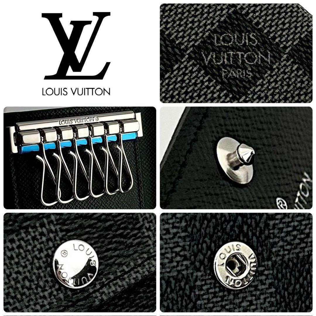 新品未使用　ルイヴィトン　ミュルティクレ　キーケース　ダミエ　グラフィット　黒