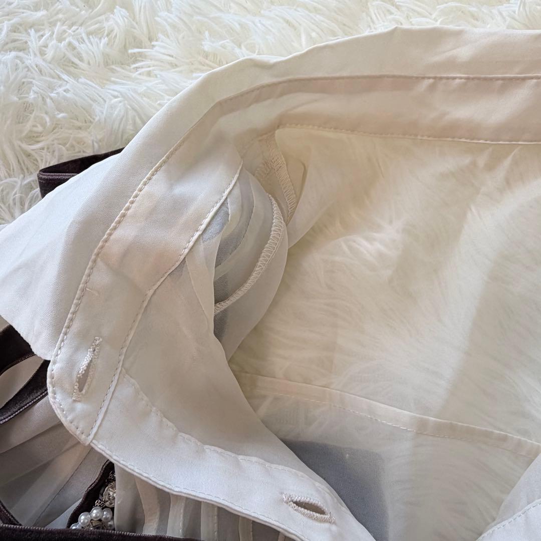 L.B CANDY STOCK ブラウスセットビジューベロアキャミワンピース