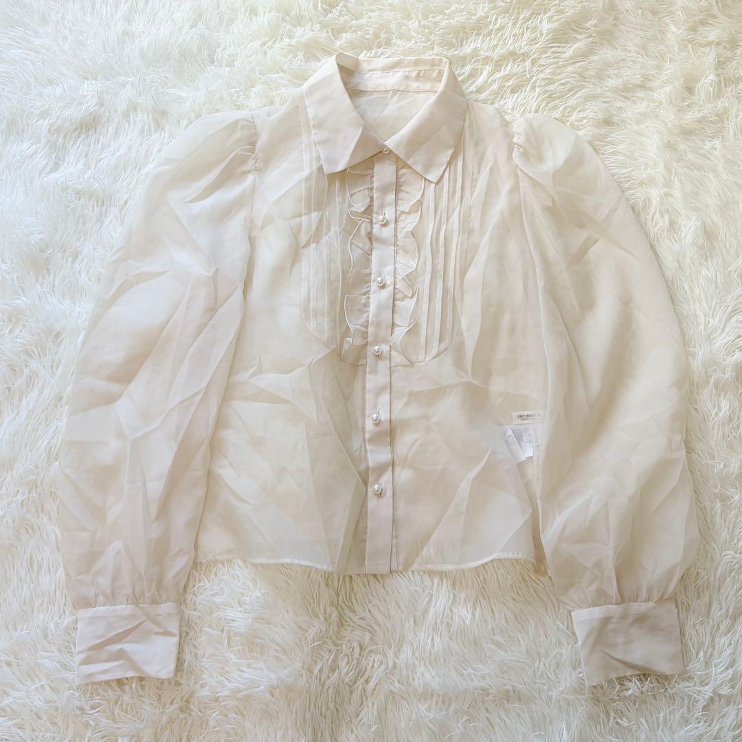 L.B CANDY STOCK ブラウスセットビジューベロアキャミワンピース