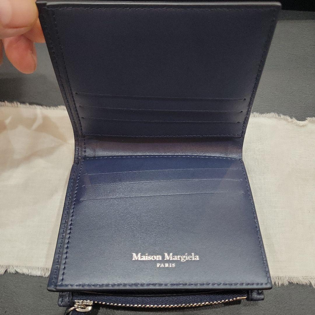 Maison Margiela FLIP FRAP WALLET ネイビー