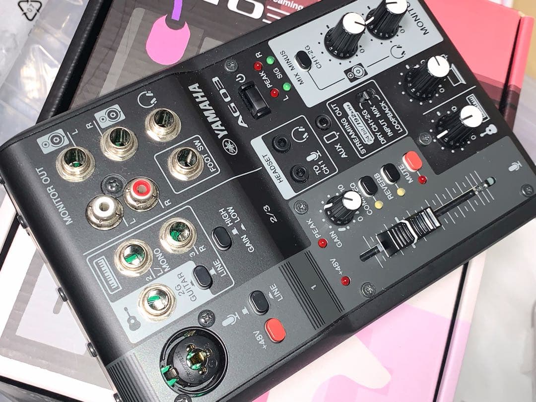 YAMAHA AG03 MK2 オーディオインターフェイス