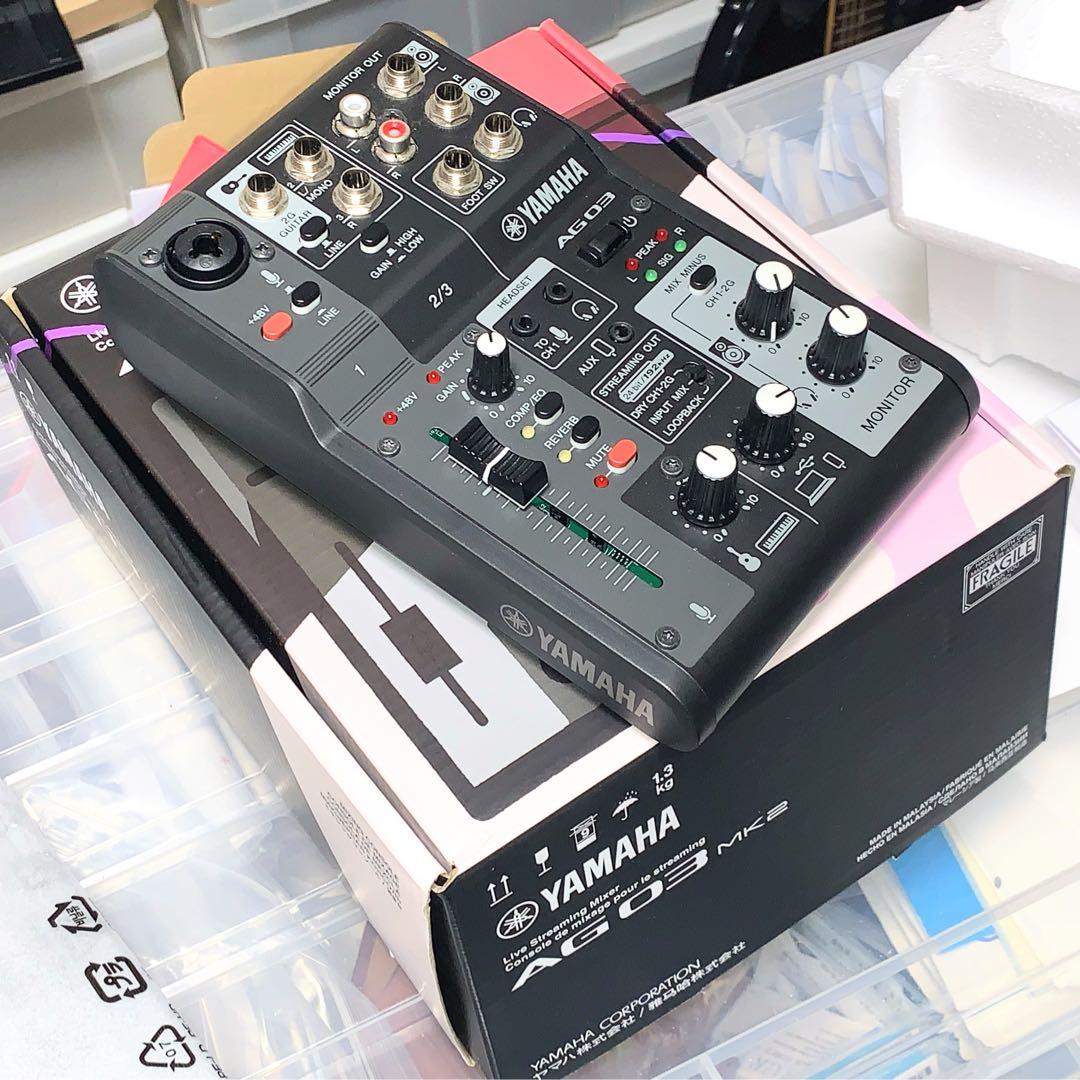 YAMAHA AG03 MK2 オーディオインターフェイス