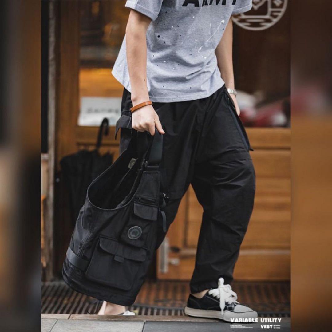 2way タクティカルベスト　バッグ マルチポケット　軽量作業着　釣り　撮影