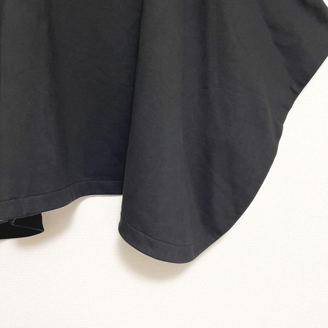 Moncler モンクレール　ポンチョ　ケープコート　ブラック　フード付き