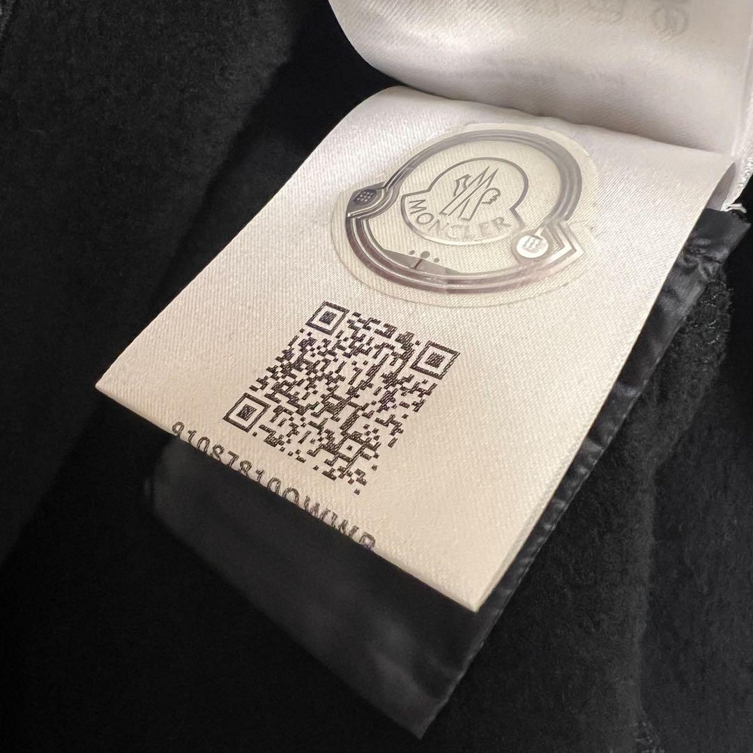 Moncler モンクレール　ポンチョ　ケープコート　ブラック　フード付き