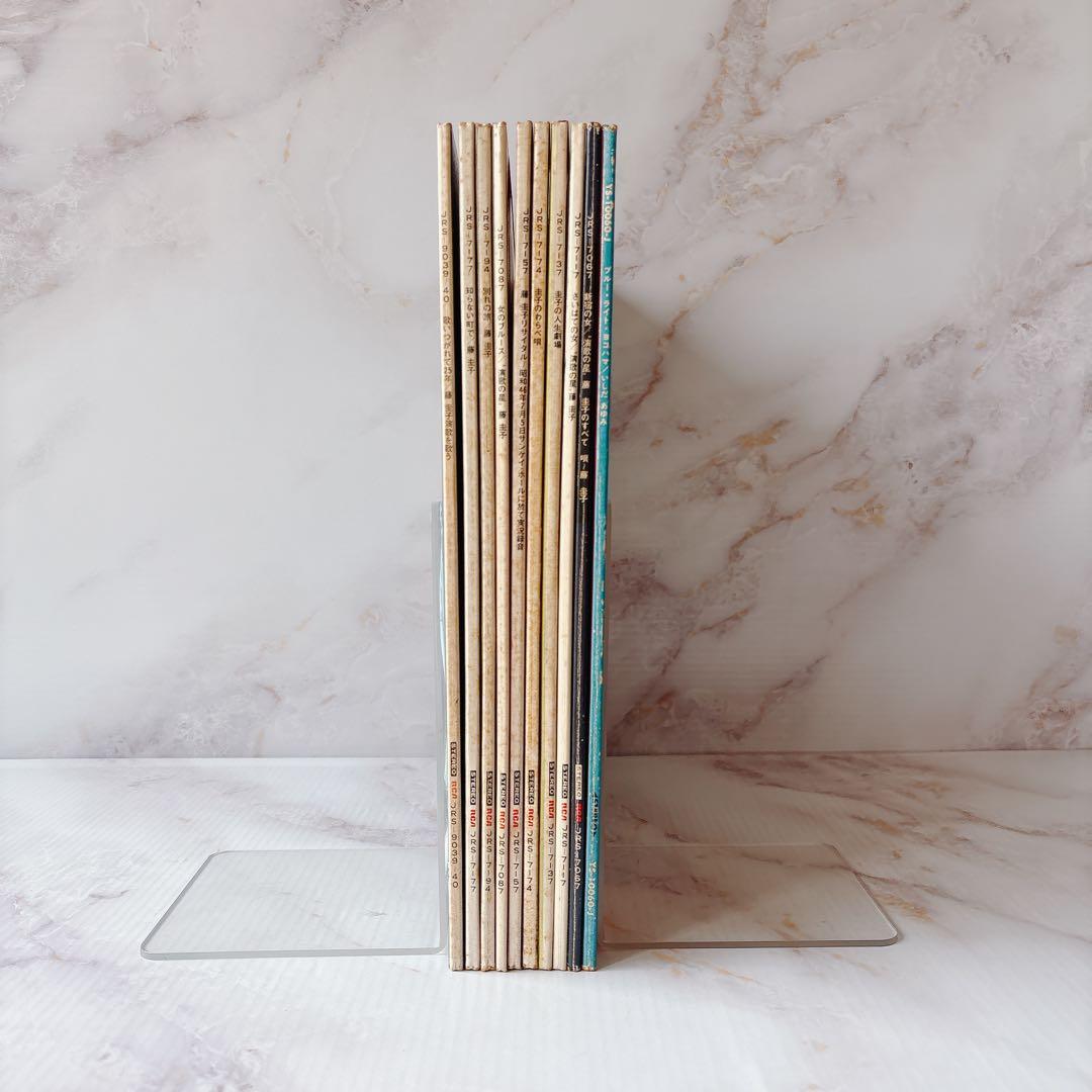 昭和歌謡LP ￼レコード10枚セット(藤圭子9枚、石田あゆみ1枚)