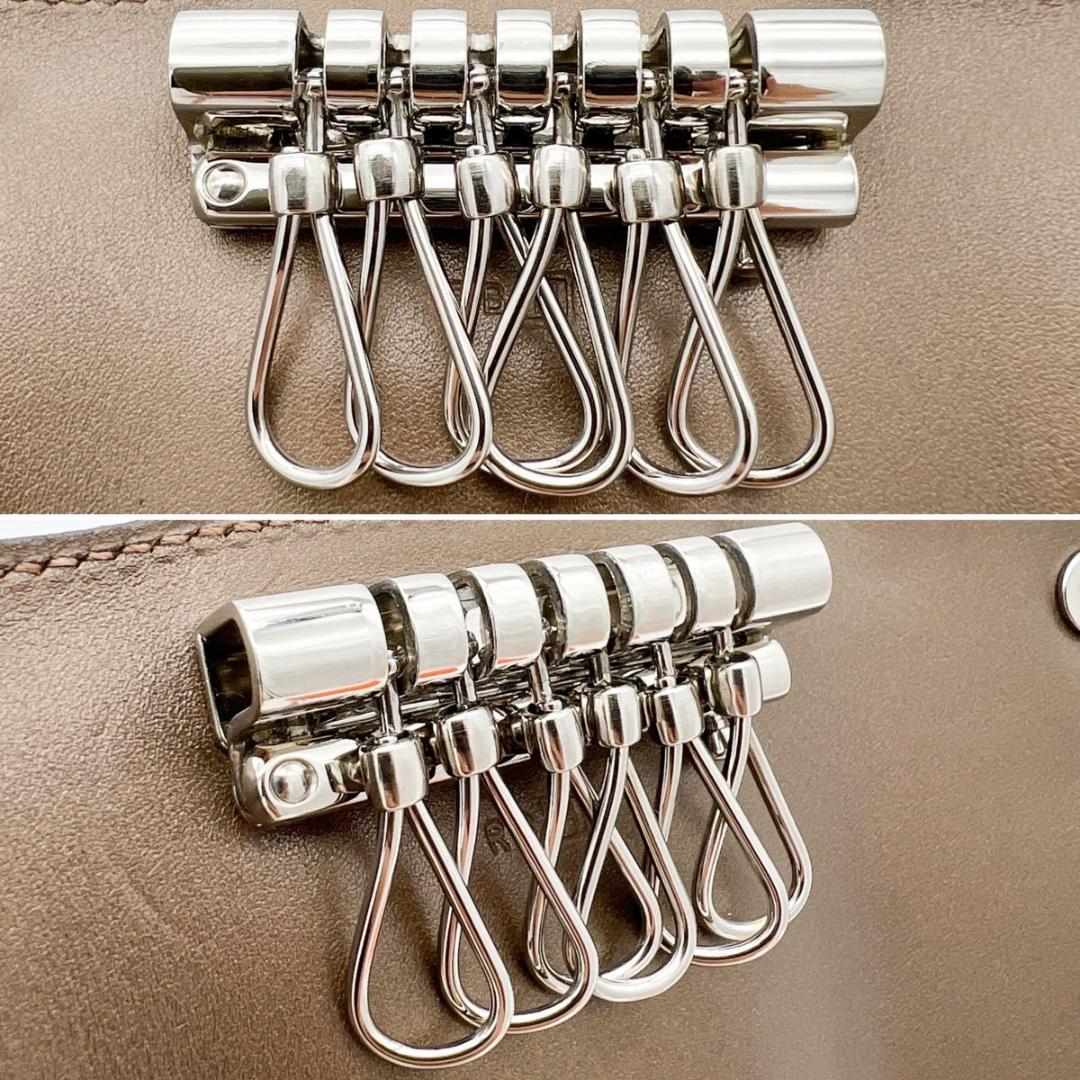 【美品・箱付】HERMES エルメス セリエ キーケース 6連 ブロンズ系