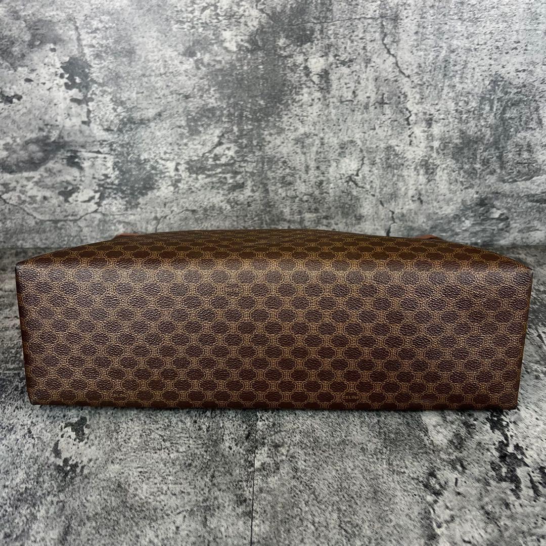 CELINE マカダム チェーン トートバッグ A4収納可能