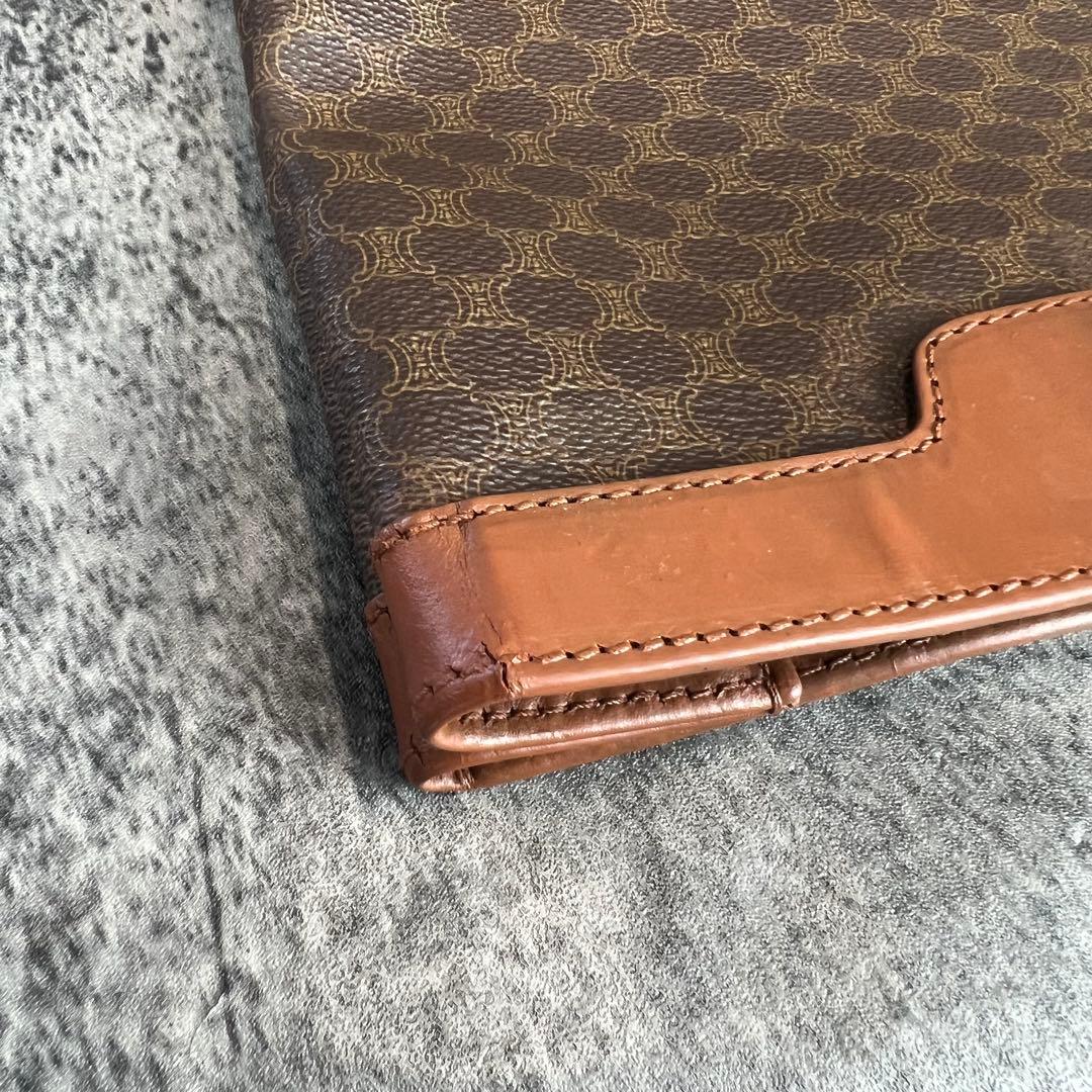 CELINE マカダム チェーン トートバッグ A4収納可能